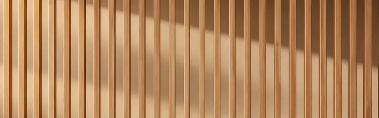 Rhombusleisten als Raumteiler (innen)